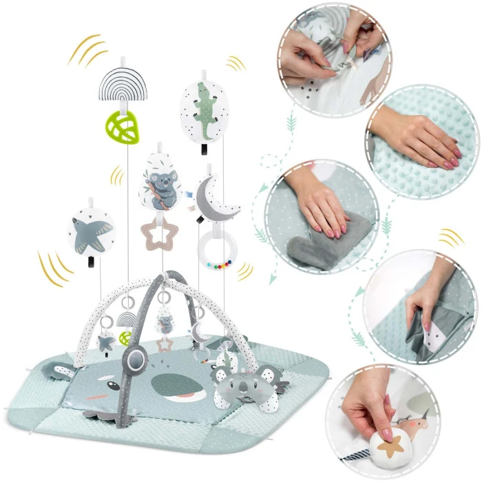 Розвивальний килимок 136 x 136 см Коала Nukido