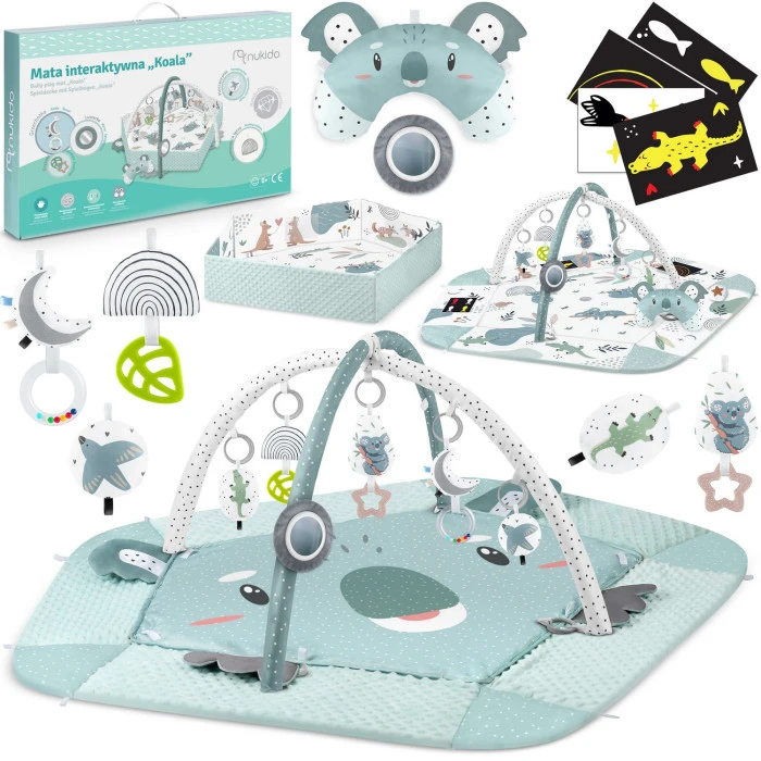 Розвивальний килимок 136 x 136 см Коала Nukido