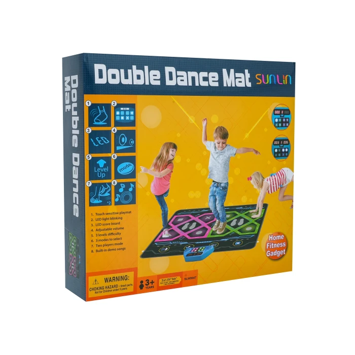 Килимок танцювальний подвійний SunLin SLW9947
