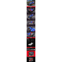 Машинка F1 Синяя 1065 эл.