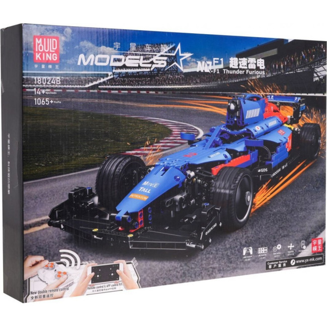 Машинка F1 Синя 1065 ел.