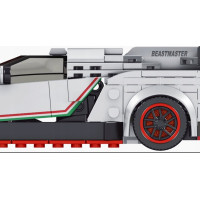 Дитячий конструктор Спортивне авто 398 ел. Білий ZKL.27007