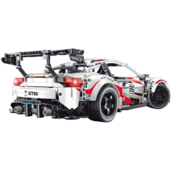 Детский конструктор Машинка Super Car GT86 2586 эл. Белая