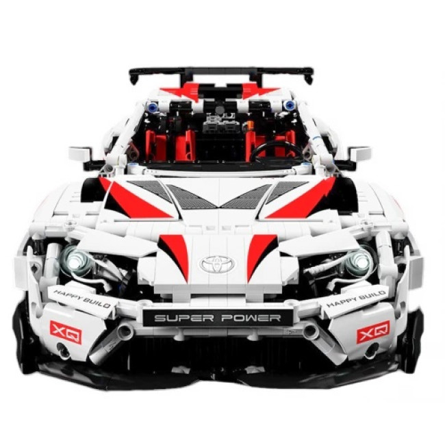 Детский конструктор Машинка Super Car GT86 2586 эл. Белая