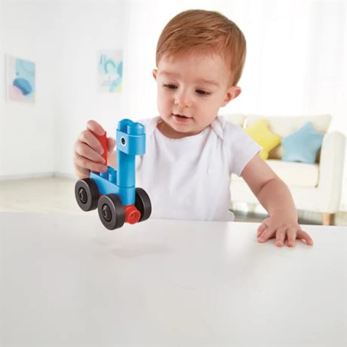 Конструктор PolyM Машинки и зверьки 6 эл. (760001)