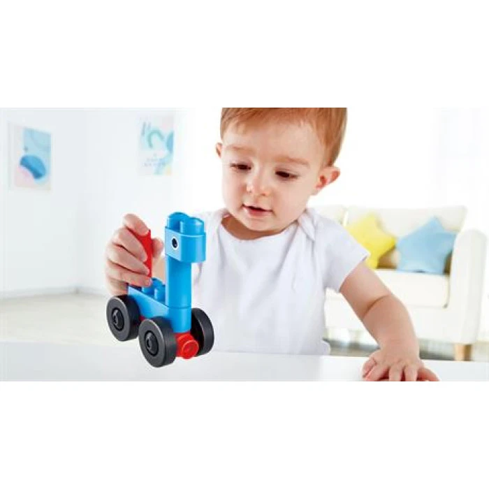 Конструктор PolyM Машинки и зверьки 6 эл. (760001)