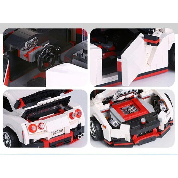 Дитячий конструктор машинка 1034 ел.