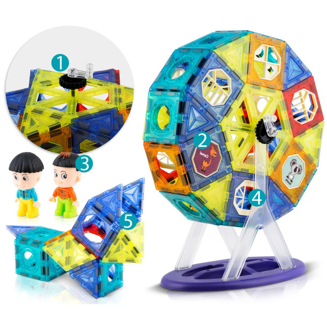 Конструктор магнитный Карусель Ricokids