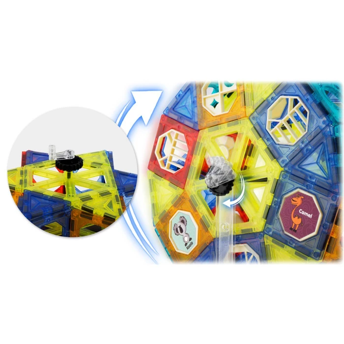 Конструктор магнитный Карусель Ricokids