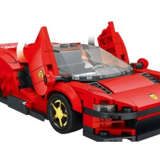 Детский конструктор Reobrix 11027 Спортивный автомобиль 306 эл, красный