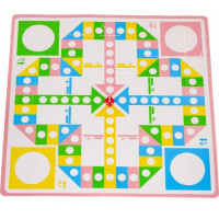 Дитячий набір дерев'яних кубиків для дівчаток "Принцеса в замку"