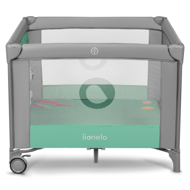 Манеж Lionelo MILLE GREY GREEN