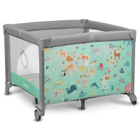 Манеж Lionelo MILLE GREY GREEN