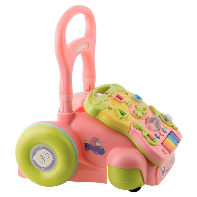 Каталка 2-в-1 интерактивная Ricokids розовая