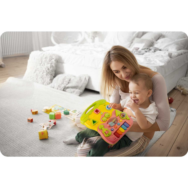 Каталка 2-в-1 интерактивная Ricokids розовая