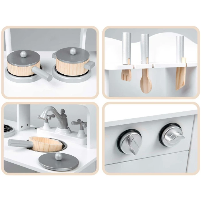 Кухня детская деревянная Ricokods 60 x 30 x 85 см