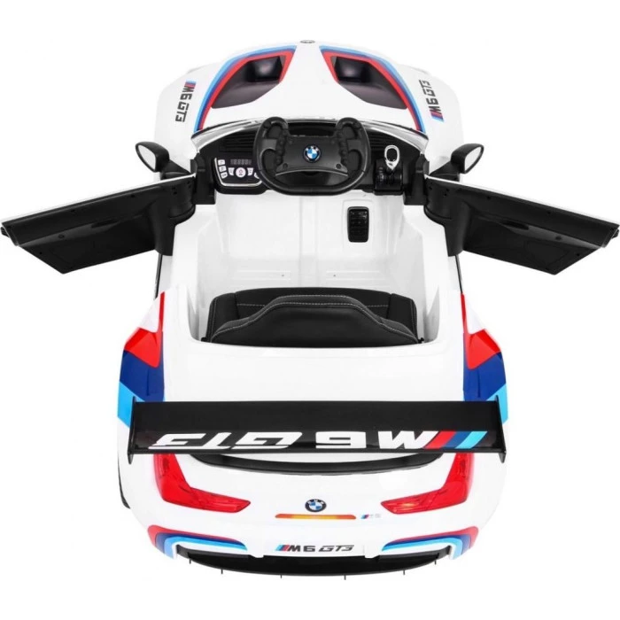 Детская аккумуляторная машинка BMW M6 GT3 Белая
