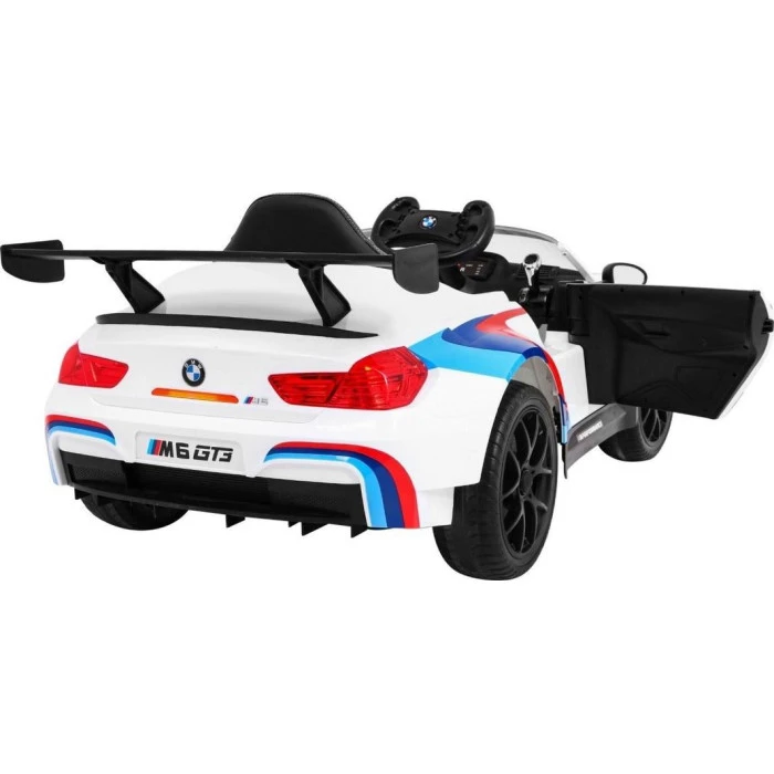 Детская аккумуляторная машинка BMW M6 GT3 Белая
