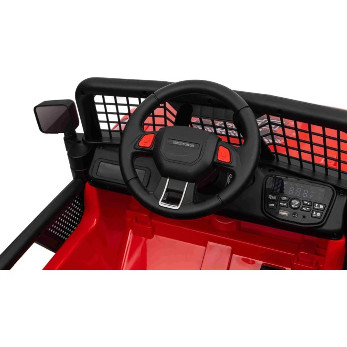 Детский аккумуляторный внедорожник 4х4 СПОРТИВНЫЙ красный