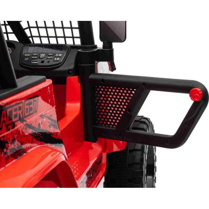 Детский аккумуляторный внедорожник 4х4 СПОРТИВНЫЙ красный