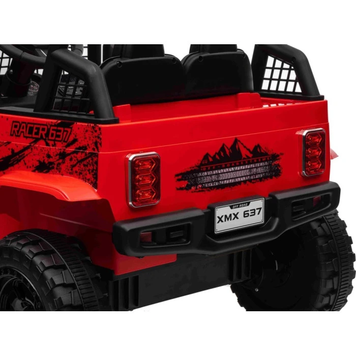 Детский аккумуляторный внедорожник 4х4 СПОРТИВНЫЙ красный