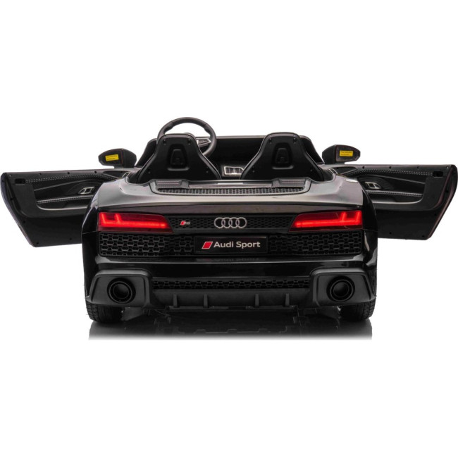 Детская аккумуляторная машинка Audi Spyder R8 LIFT Черная