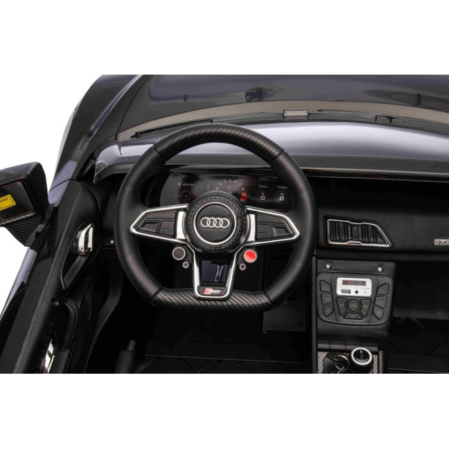 Детская аккумуляторная машинка Audi Spyder R8 LIFT Черная