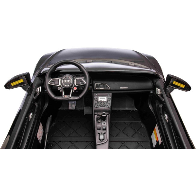 Детская аккумуляторная машинка Audi Spyder R8 LIFT Черная