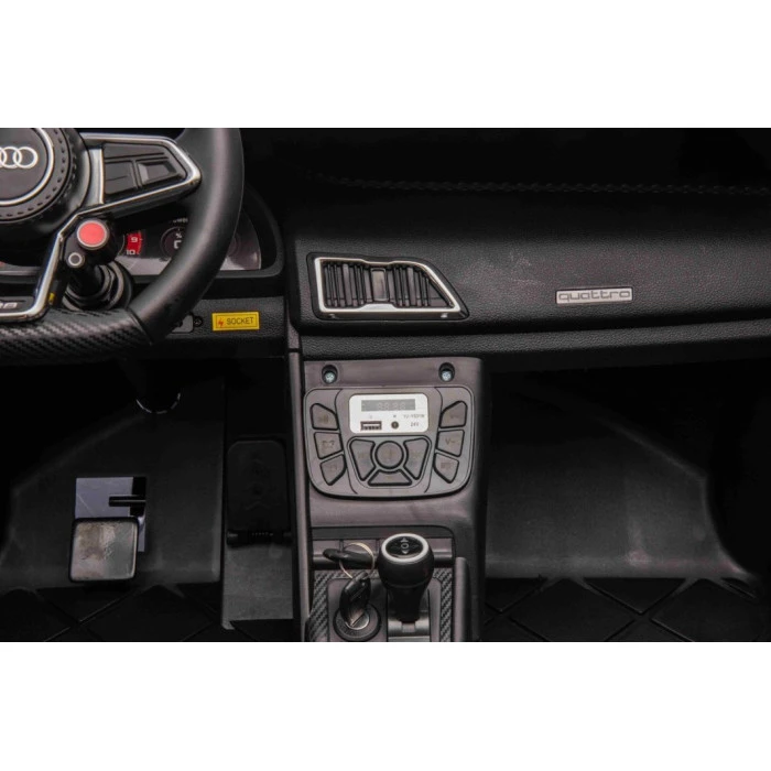Дитяча акумуляторна машинка Audi Spyder R8 LIFT Чорна