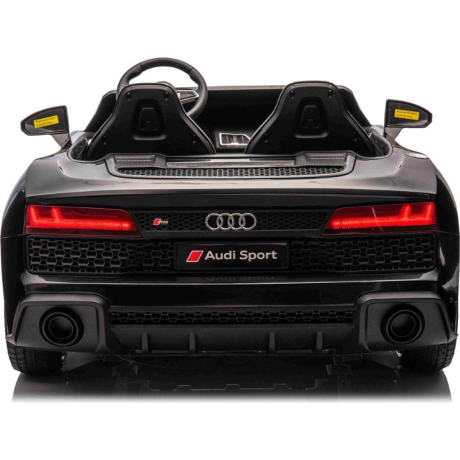 Детская аккумуляторная машинка Audi Spyder R8 LIFT Черная