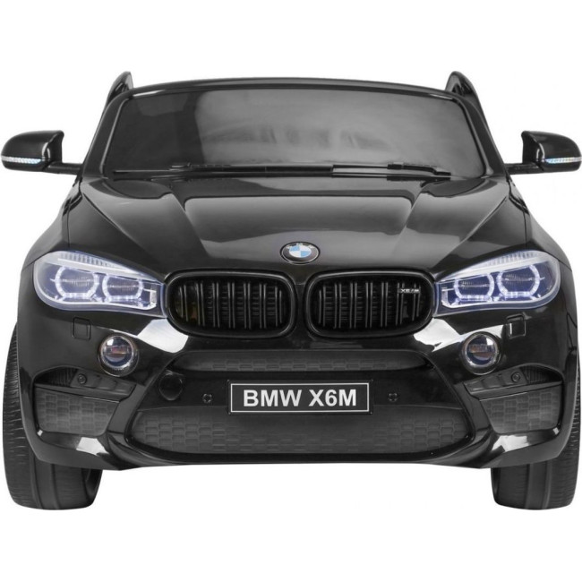 Дитяча акумуляторна машинка BMW X6M XXL для 2 дітей Чорна