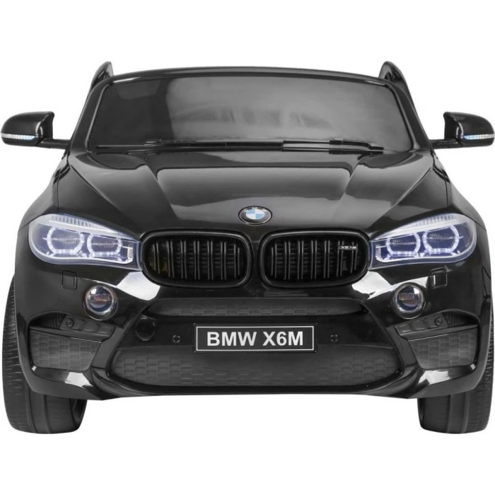 Дитяча акумуляторна машинка BMW X6M XXL для 2 дітей Чорна