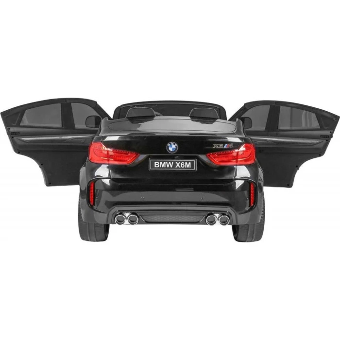 Дитяча акумуляторна машинка BMW X6M XXL для 2 дітей Чорна