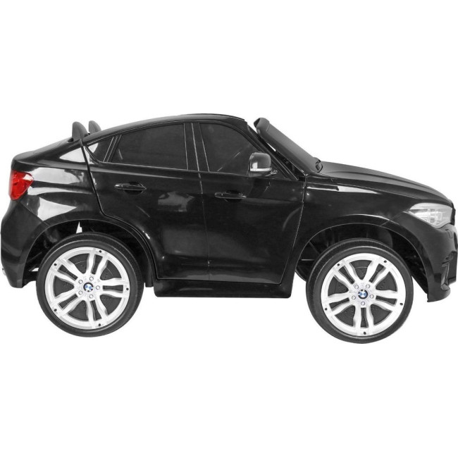 Дитяча акумуляторна машинка BMW X6M XXL для 2 дітей Чорна