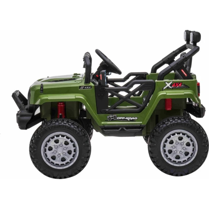 Дитячий акумуляторний позашляховик OFF ROAD Зелений