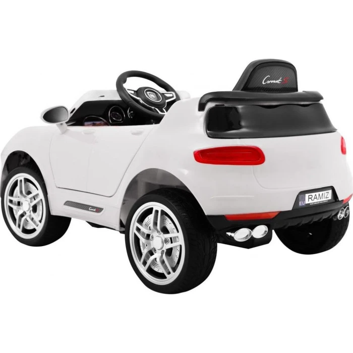 Детская аккумуляторная машинка Turbo-S Белая