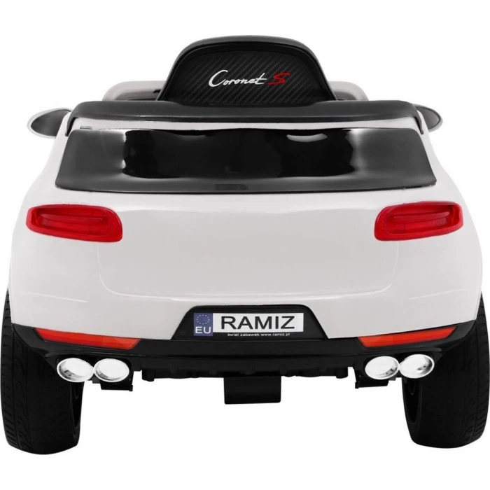 Детская аккумуляторная машинка Turbo-S Белая