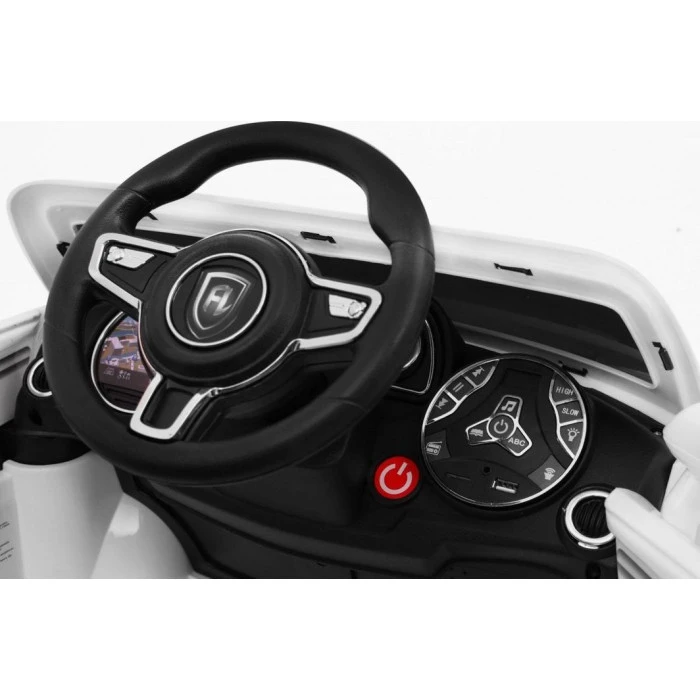 Детская аккумуляторная машинка Turbo-S Белая