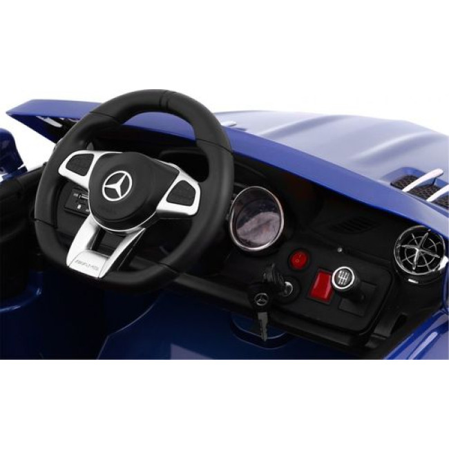 Детская аккумуляторная машинка Mercedes AMG SL65 Синяя