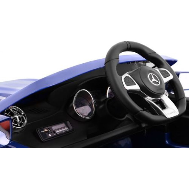 Детская аккумуляторная машинка Mercedes AMG SL65 Синяя