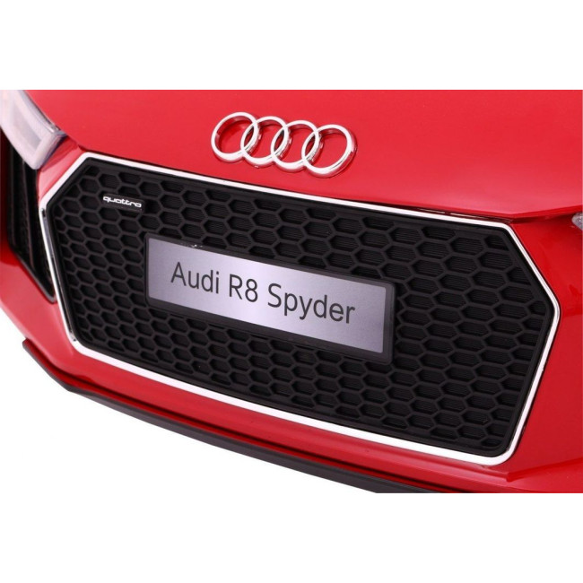 Дитяча акумуляторна машинка Audi R8 Spyder Червона