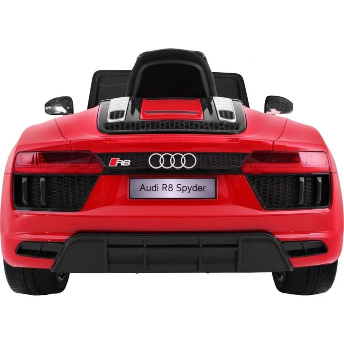 Дитяча акумуляторна машинка Audi R8 Spyder Червона