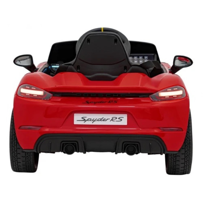 Детская аккумуляторная машинка Porsche 718 крашеная Красная