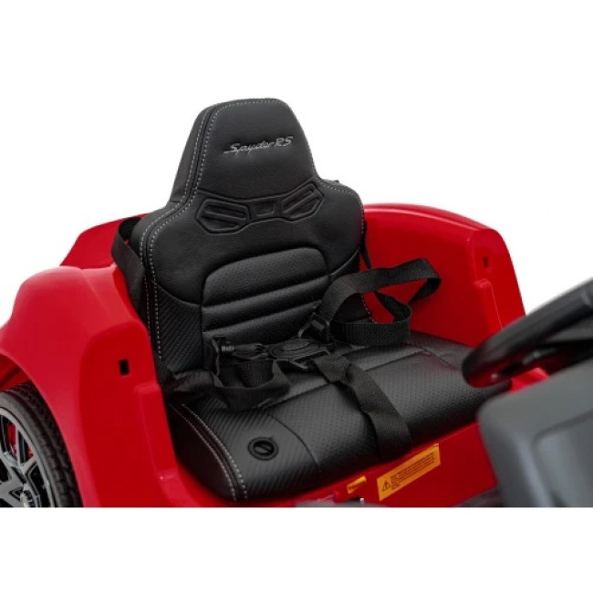 Детская аккумуляторная машинка Porsche 718 крашеная Красная