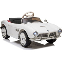 Детская аккумуляторная машинка BMW 507 Retro Белая