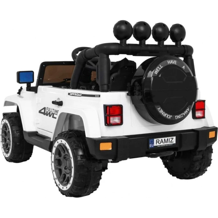 Детский аккумуляторный внедорожник Белый
