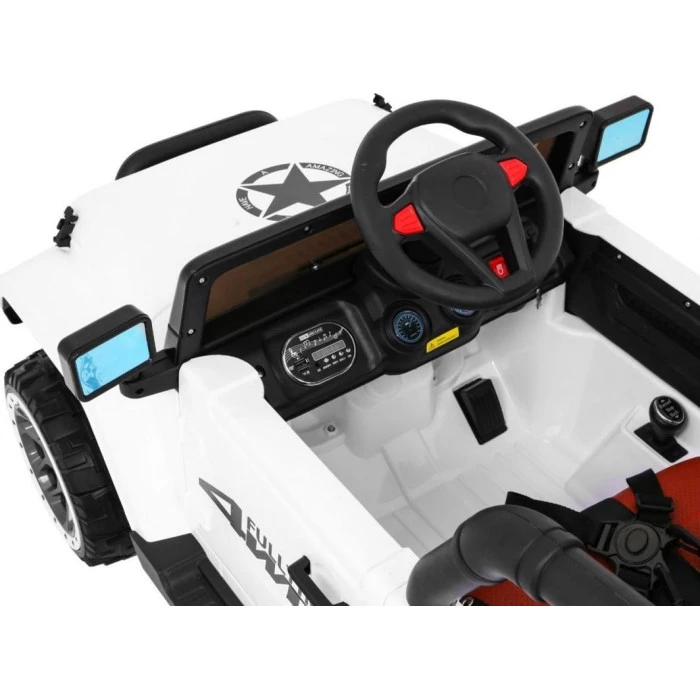 Детский аккумуляторный внедорожник Белый