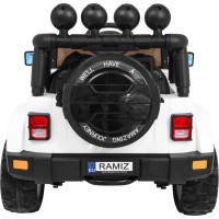 Детский аккумуляторный внедорожник Белый