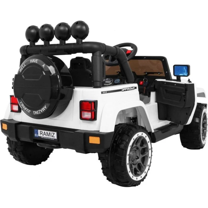Детский аккумуляторный внедорожник Белый