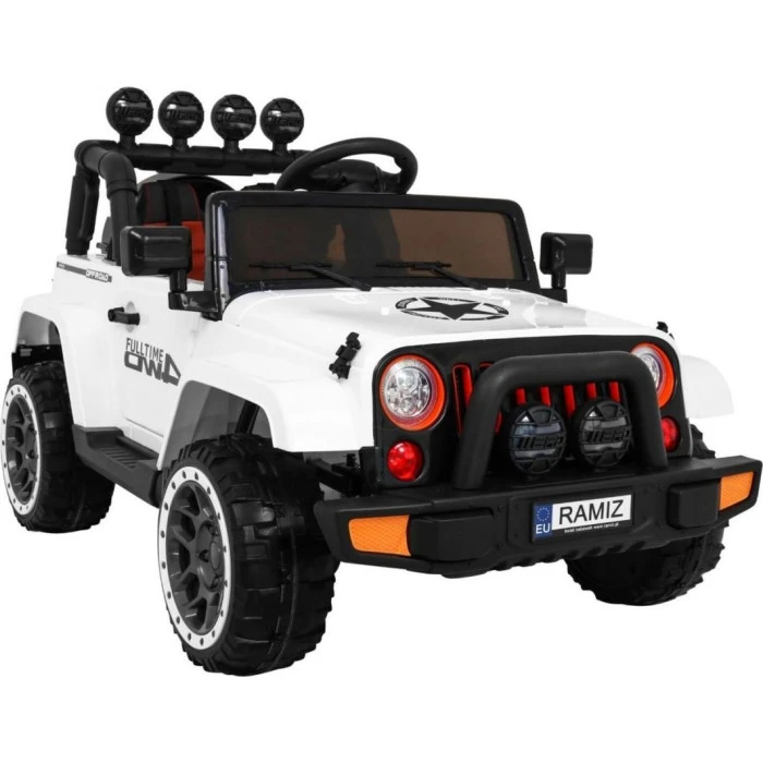 Детский аккумуляторный внедорожник Белый